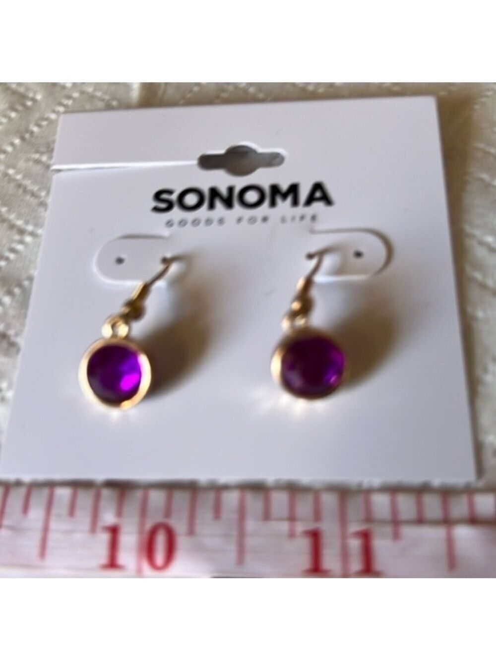 Sonoma Earrings, purple/pink